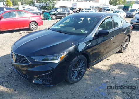 2019 Acura Ilx Premium A-Spec Packages/Technology A-Spec Packages z USA, uszkodzony, nr VIN 19UDE2F82KA005355